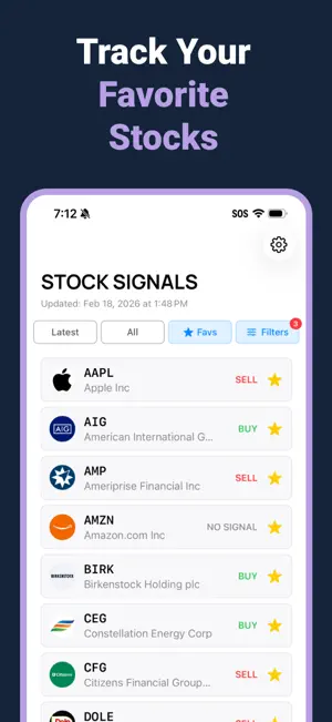 Stock Signals: Buy Sell Alerts screenshot 3