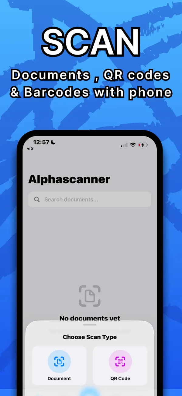 Screenshot #1 pour Alphascanner : Pdf & QR Scan