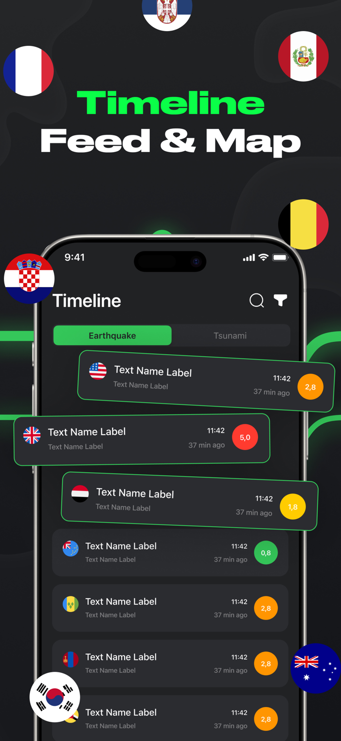 Earthquake tracker - SeismiQ