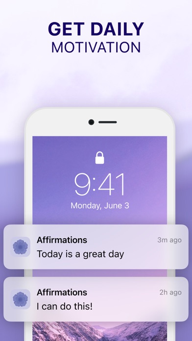 Positive Affirmations. Affirm8 Screenshot