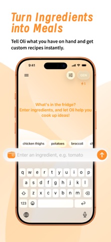 Cookidea: AI Recipe Generator Screenshot 3 of 6