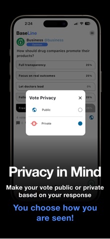 BaseLine Polls screenshot