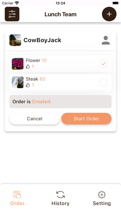 G-Order Screenshot