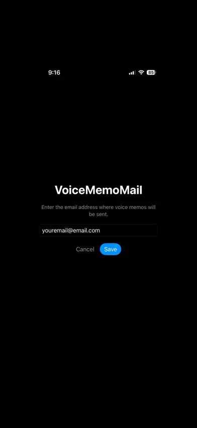 VoiceMemoMail screenshot 2