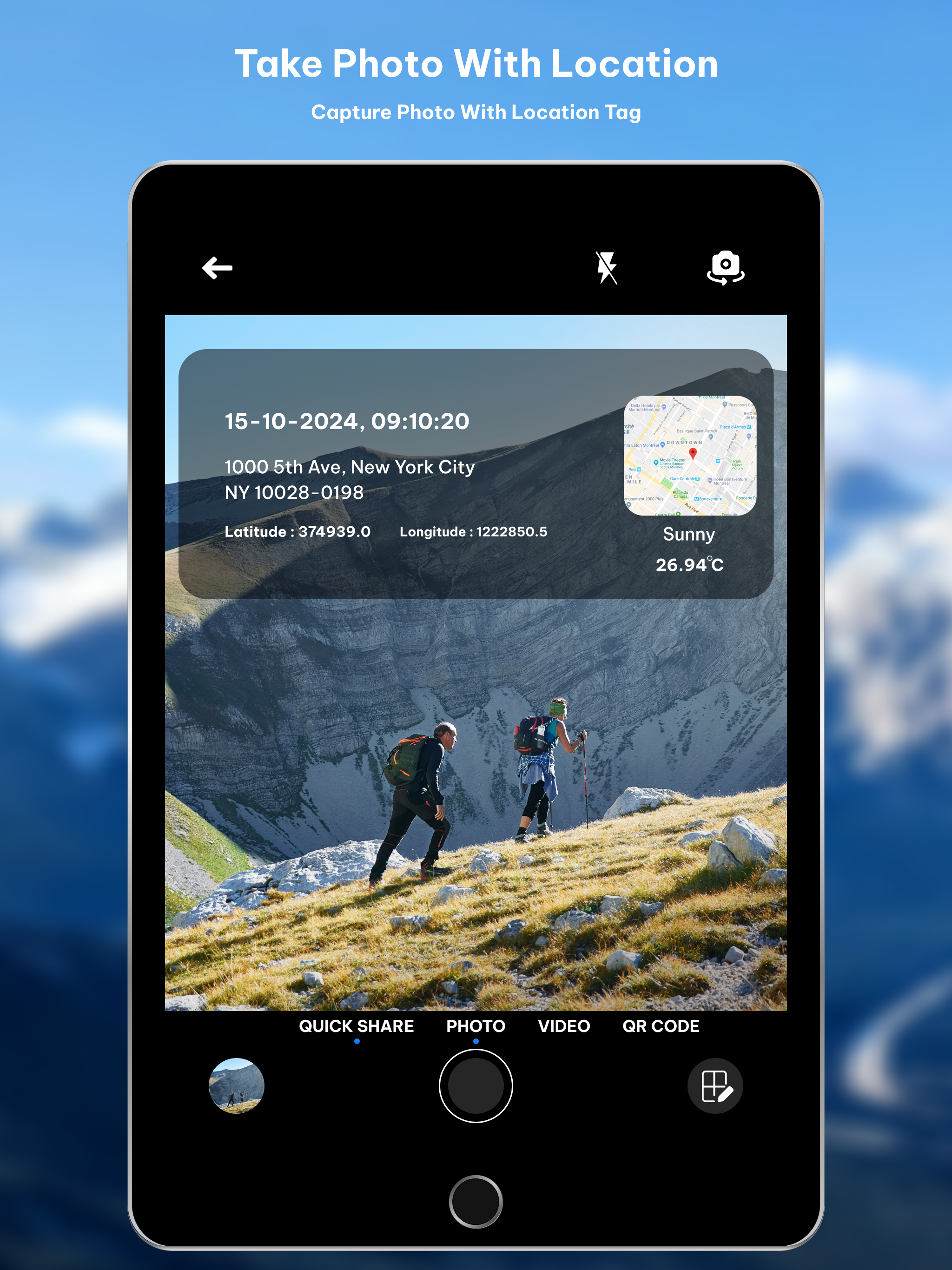 GPS Map Camera With Location
