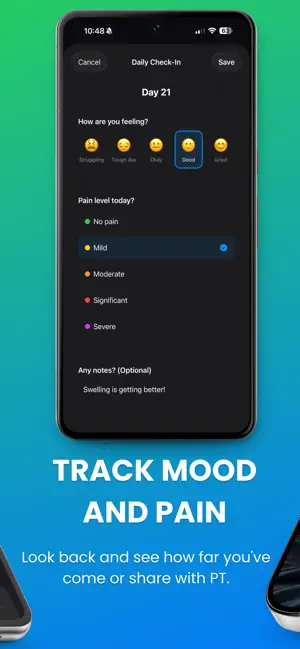 ACL Buddy - Recovery Tracker screenshot 4