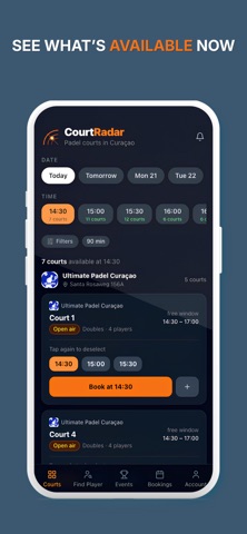 CourtRadar screenshot 2