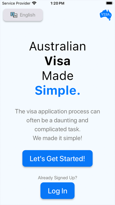 Visa.Australia Screenshot 1 - AppWisp.com Visa.Australia Screenshot 1 - AppWisp.com