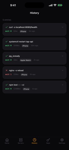 Tap Command Runner Screenshot 4 of 6