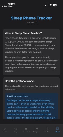 Sleep Phase Tracker screenshot