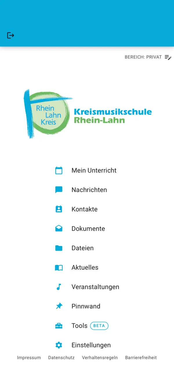 Screenshot #1 pour Kreismusikschule Rhein-Lahn