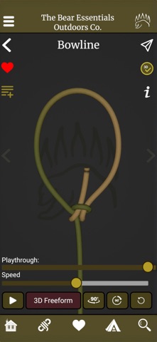 Knot IQ: 3D Knot Tying App Store preview screenshot 1