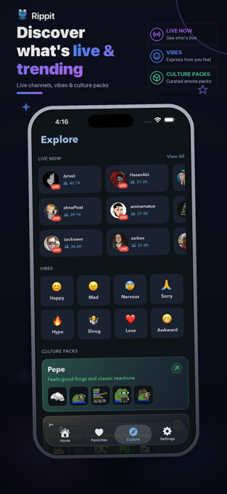 Rippit - Twitch Emotes Screenshot 2 of 4