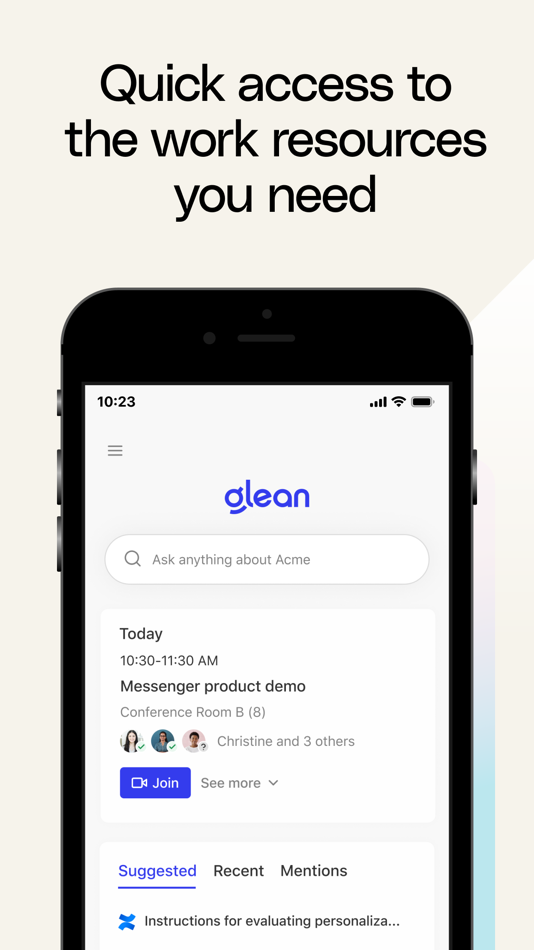 #3. Glean Work (iOS) 由: Glean Work