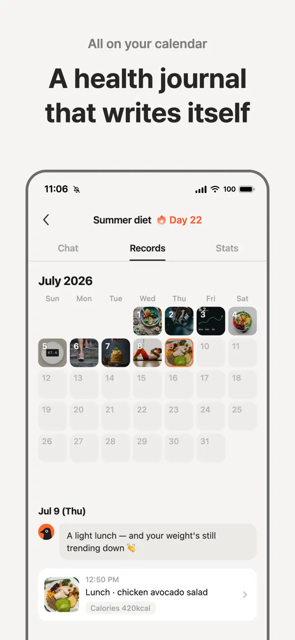 Screenshot #3 pour Moi : Compteur de calories IA