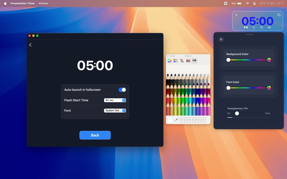 #2. Floating Presentation Timer (macOS) By: JIANBO ZHENG