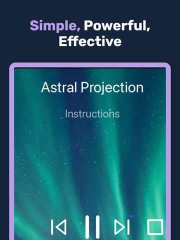 Astral Projection Hypnosis iPad screenshot