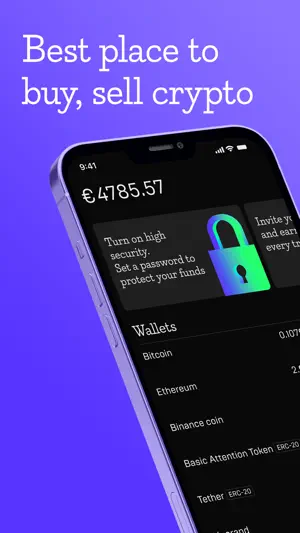 Mercuryo Bitcoin Cryptowallet screenshot 1