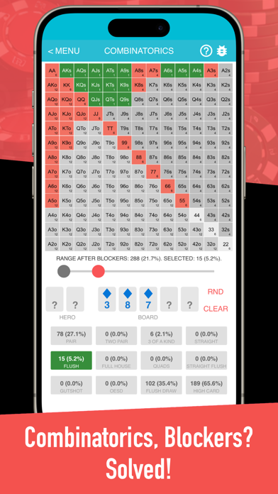 Screenshot #3 pour Preflop+ Poker GTO Nash Charts