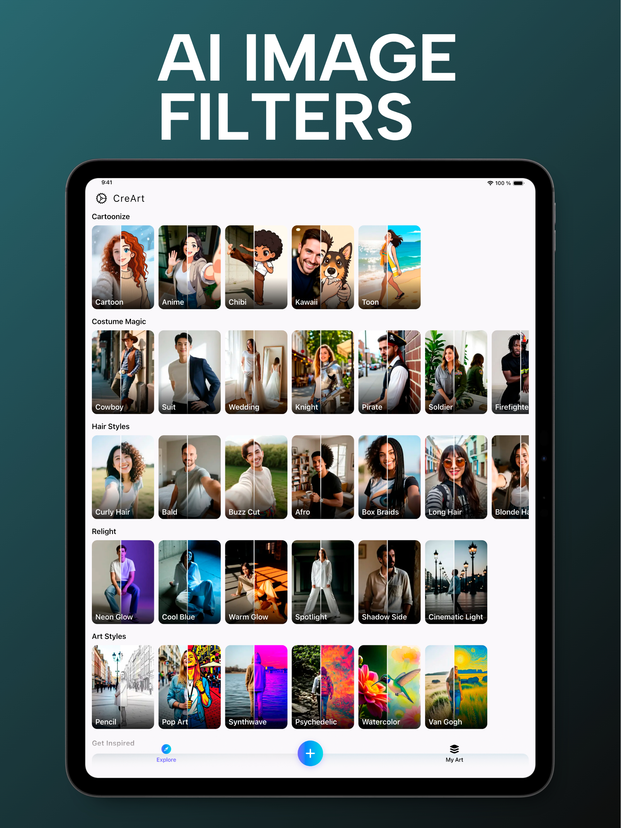 AI Art Photo Generator: CreArt