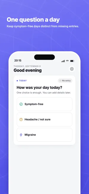 Migrelle - Migraine Tracker screenshot 3