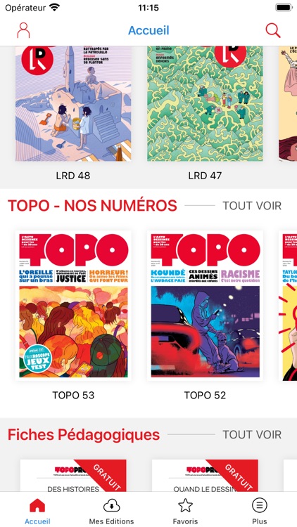 La Revue Dessinée et TOPO