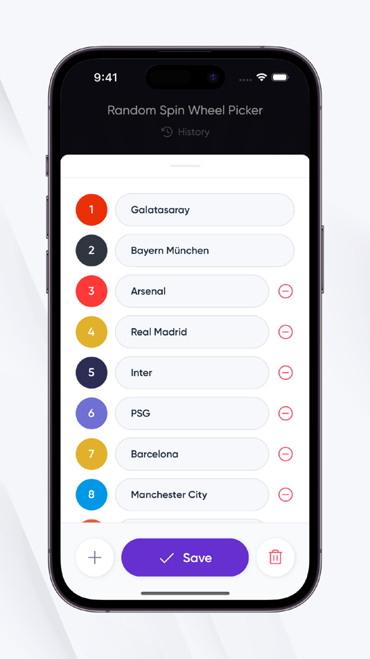 #4. Random Spin Wheel Picker Game (iOS) 由: UGUR DALKIRAN