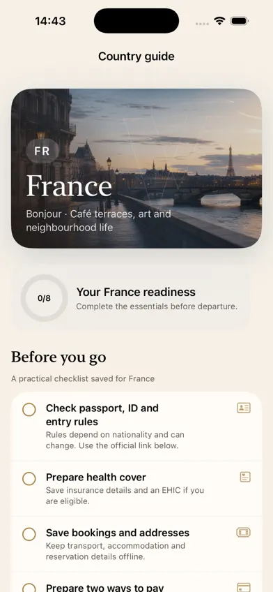 VELORA Travel Companion screenshot 2