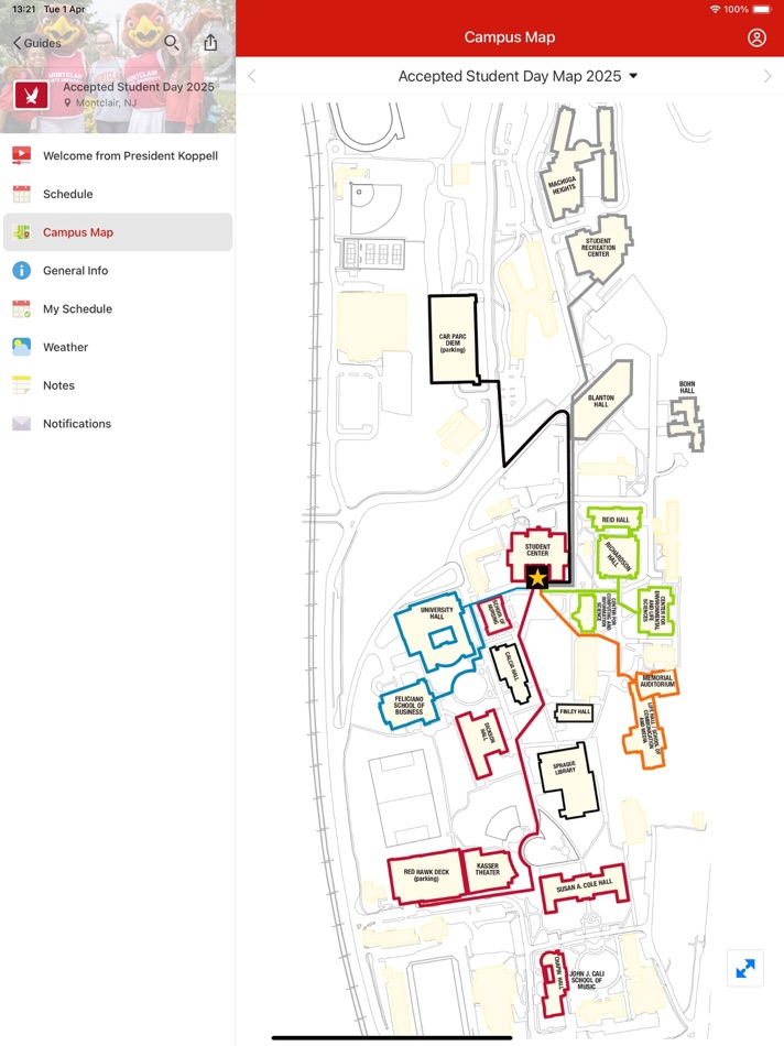#3. Montclair State University (iOS) 来自: Montclair State University
