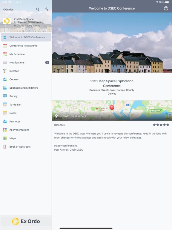 Ex Ordo app screenshot