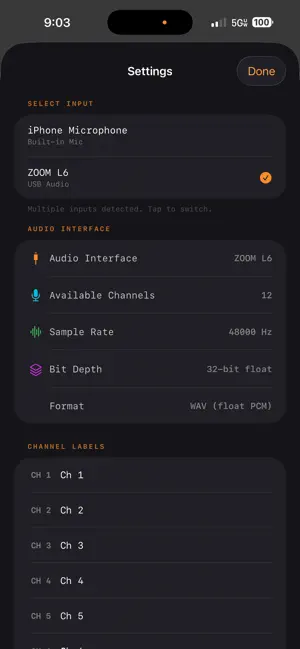 BandCapture screenshot 3