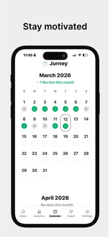 Jurney: AI Weight Loss Coach screenshot