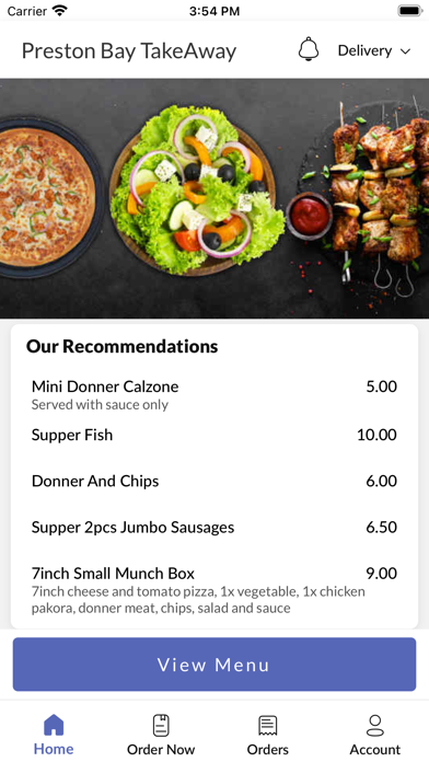 Preston Bay TakeAway Screenshot