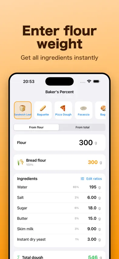 Baker's Percent screenshot 1