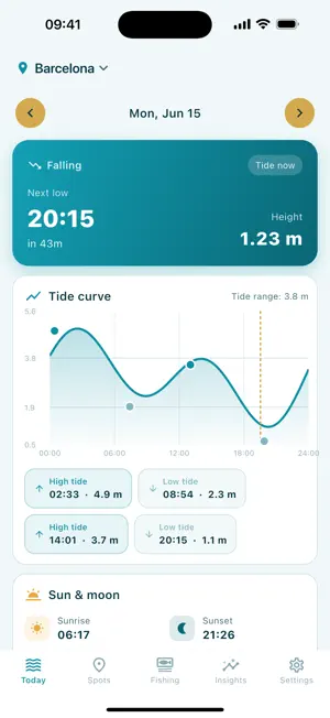 TideMate: Tide & Fishing screenshot 1