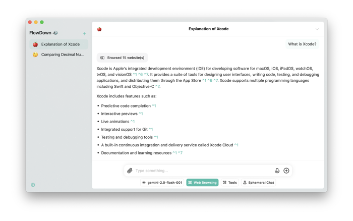 FlowDown - Open  Fast AI
