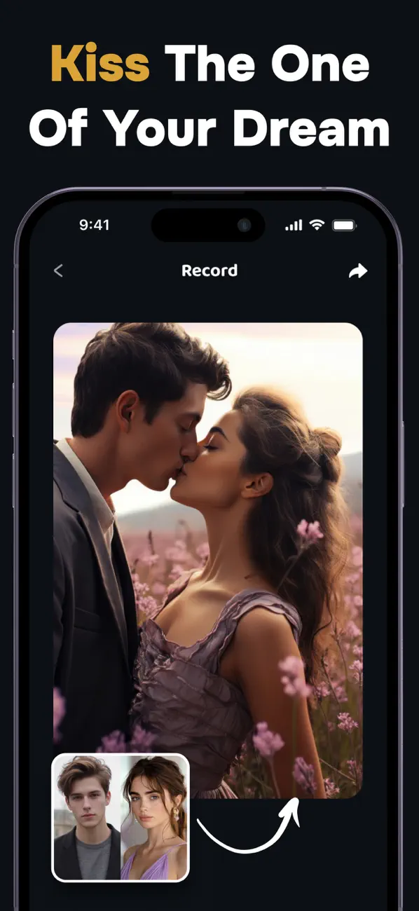 Screenshot #3 pour Créateur de vidéo de baiser AI