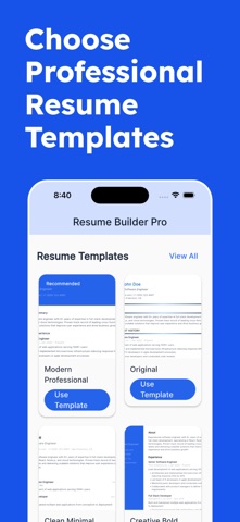Resume Builder Pro Screenshot 2 of 8