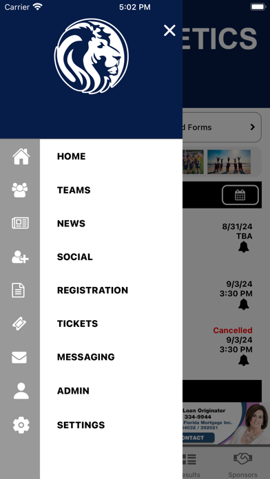 St. John's Athletics Screenshot