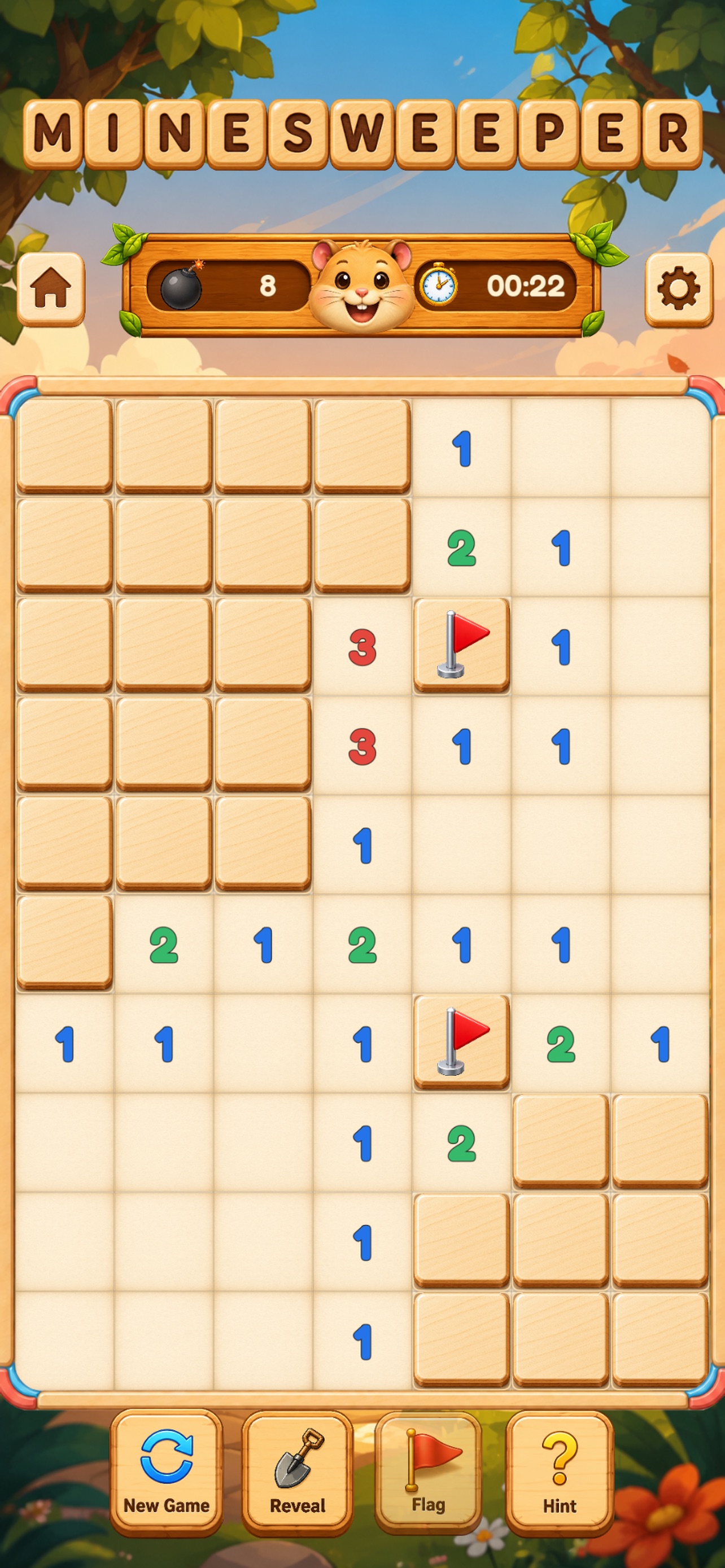 Screenshot 1 of Hamster Minesweeper