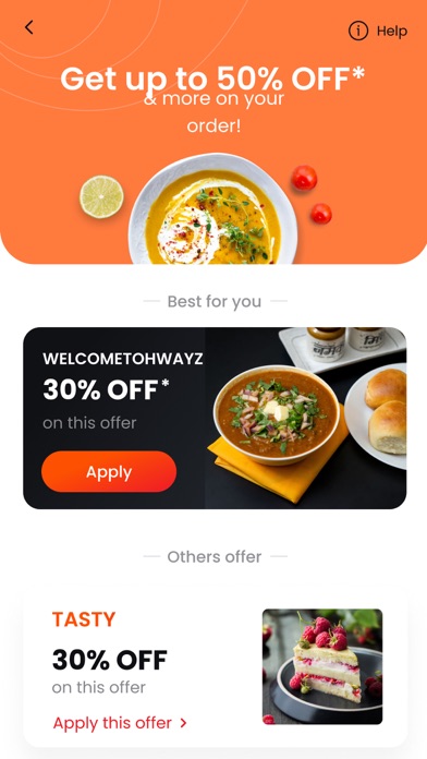 Hwayz: Order Food On Highway Screenshot