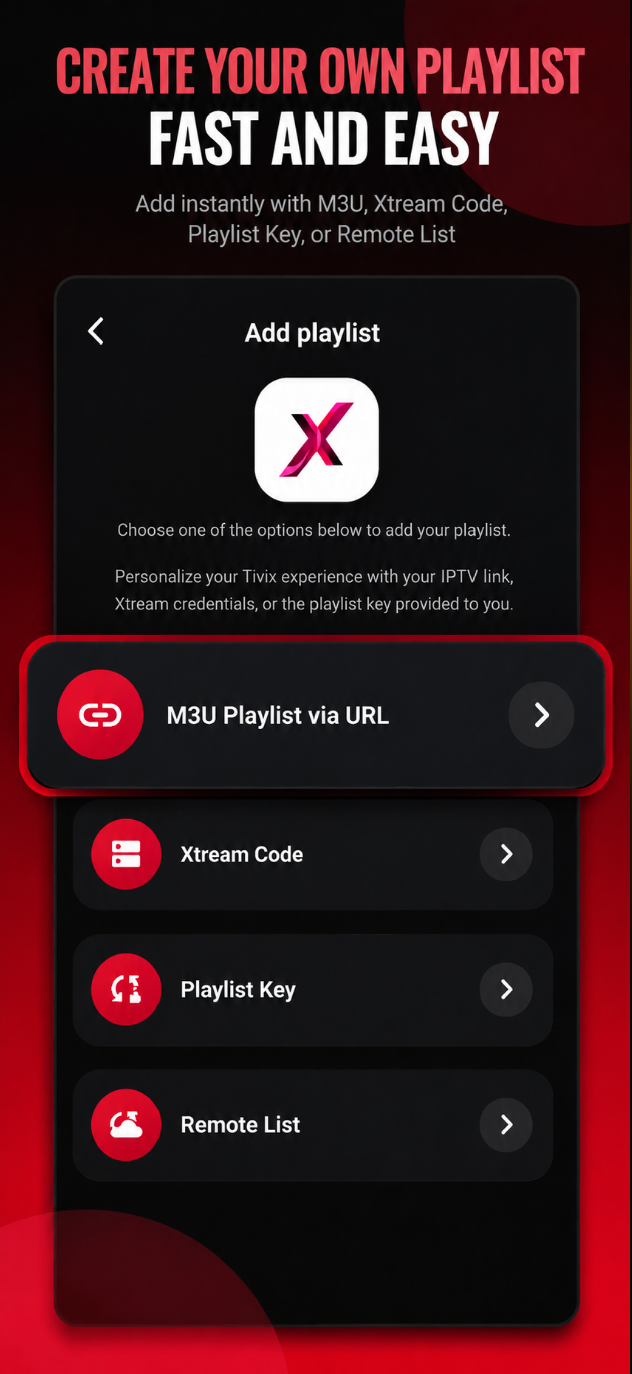 Tivix IPTV Player screenshot 5