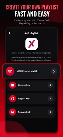 Tivix IPTV Player screenshot