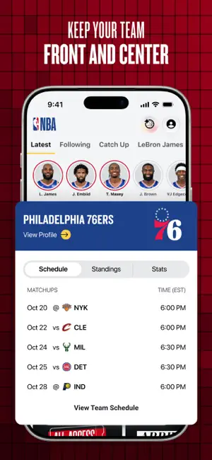 NBA: Live Games & Scores screenshot 7