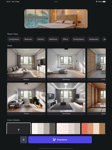 Home Design AI: Roomly iPad screenshot