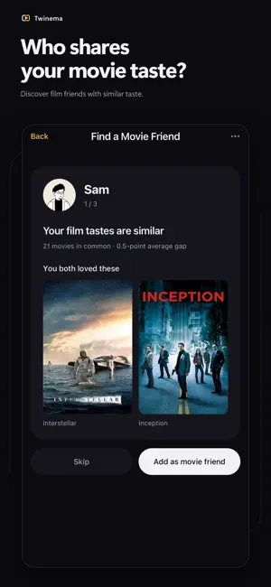 Twinema: Movie Recommendations screenshot 4