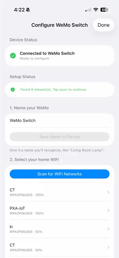 WeWhisperer for WeMo screenshot 4