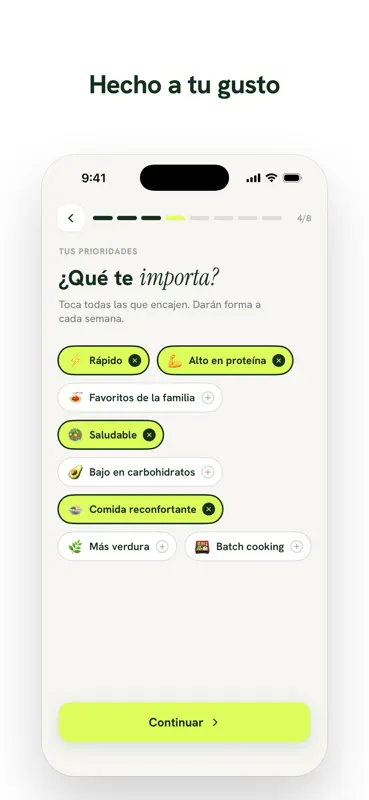 Whipp: Menú semanal y recetas screenshot 4 of 9