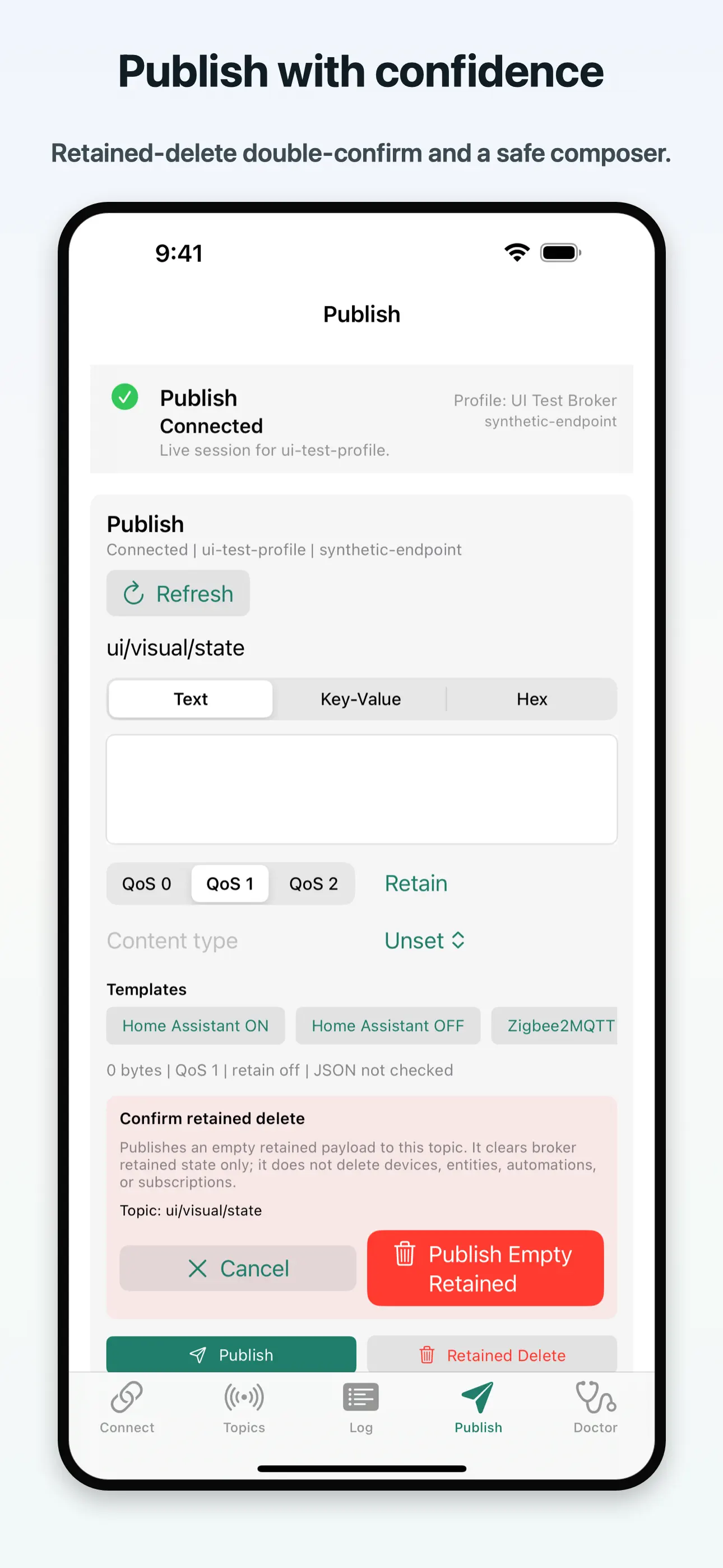 #9. MQTTCommander (iOS) Ved: Vladimir Chemeris