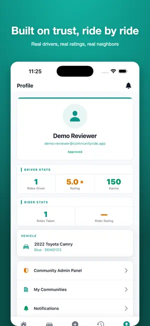 CommunityRide - Carpool App screenshot 3